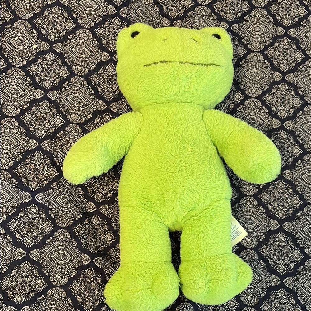 Build a bear Green Plush Frog plush